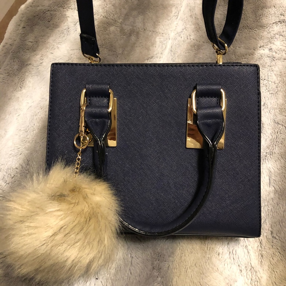Navy Blue Handbag